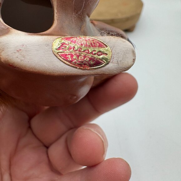 Enesco Ceramic Squirrel with Furry Bushy Tail Kitschy Japan Acorn vintage decor - Picture 9 of 13